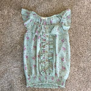 Floral print tank top